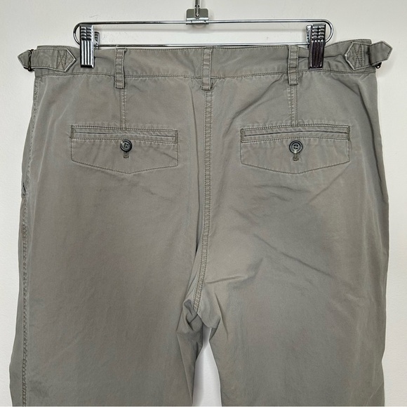 Club Monaco Cotton Stretch Jean Style Relaxed Slim Fit Khakis Tan Size 10 - Picture 4 of 9